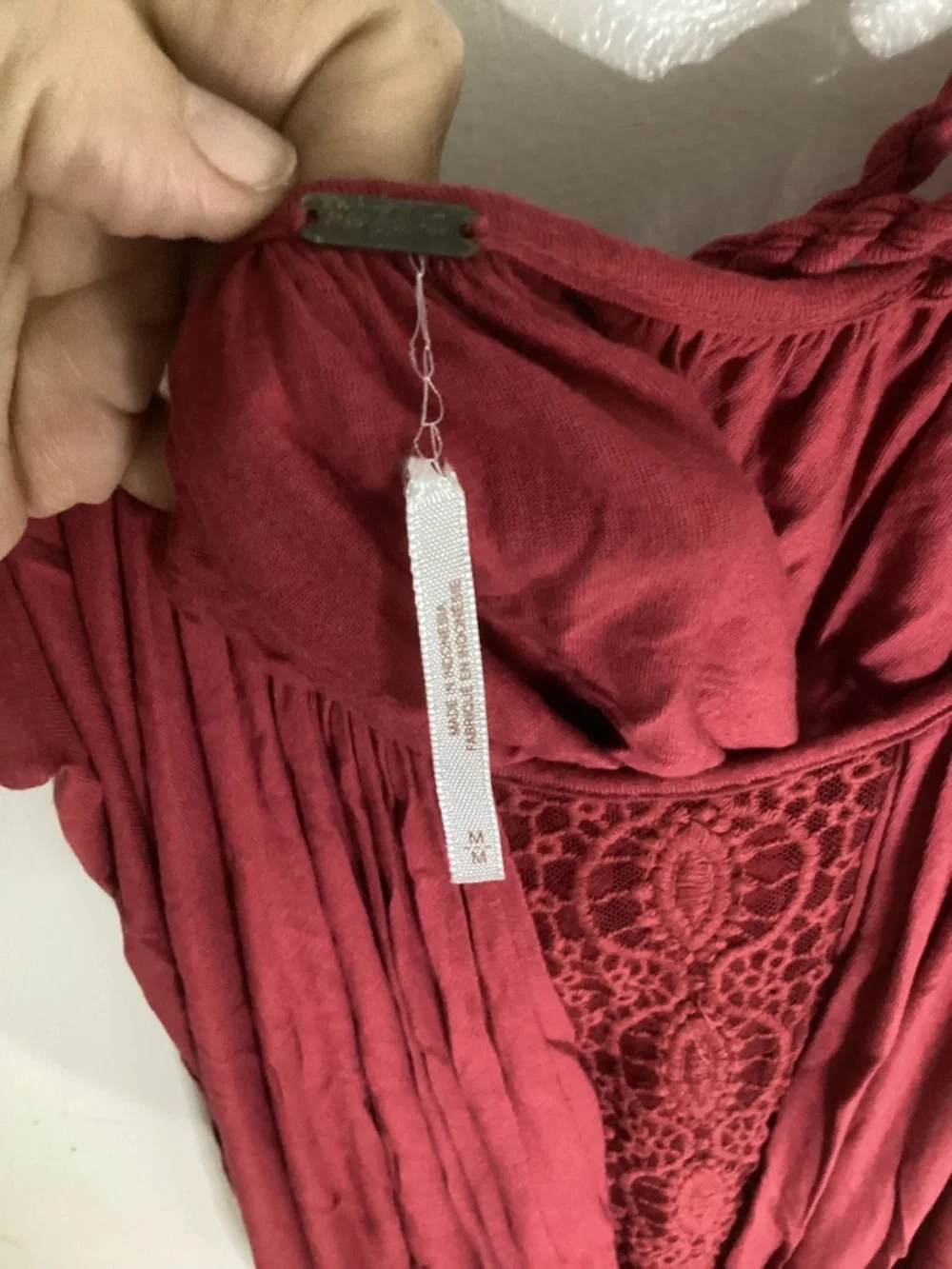 Free People Santorini Off the Shoulder Top Size Medium